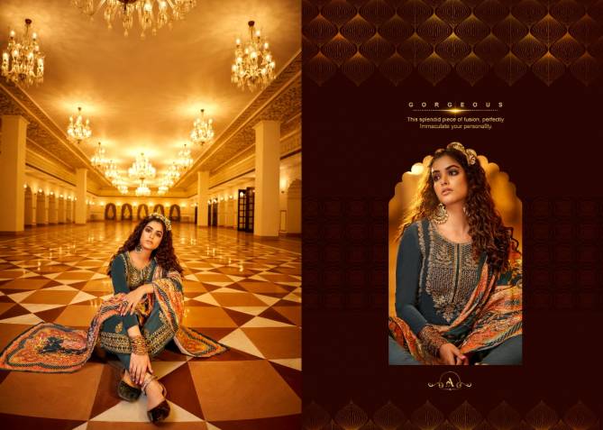 ZSM Nawabi Velvet Festive Wear Designer Pakistani Salwar Kameez Collection